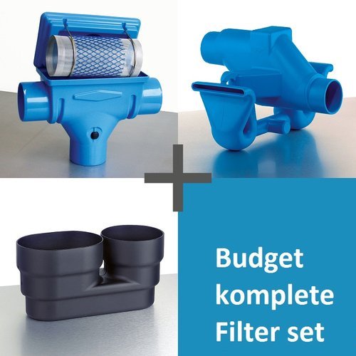Budgetset - BPT300 Cartridge Regenwaterfilter - Rustige Toeloop - Overloop