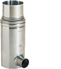 RG520 Zink - Regenwaterbuis filter 3P Techniek 70-100 mm Vulautomaat